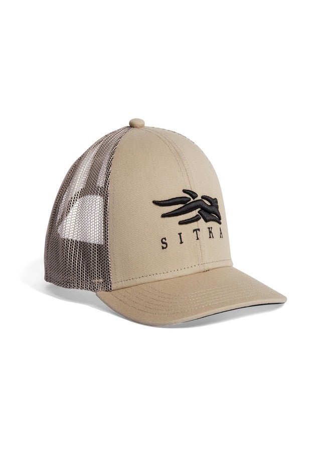 SITKA Gear Mens Icon Mid Trucker Hat - Oak, One Size